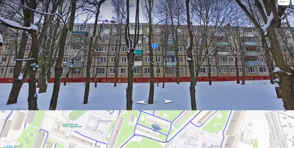 Свободной планировки кв. Московская область, Подольск ул. Филиппова, 4 ... - Фото 1