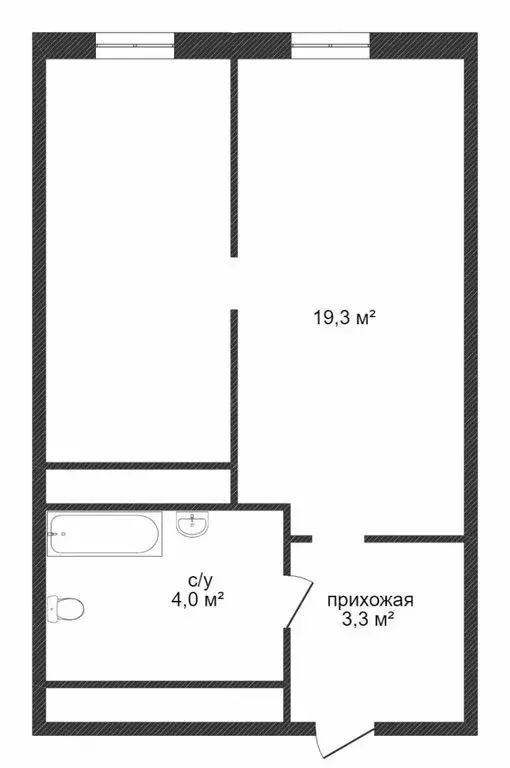 1-комнатная квартира: Тюмень, Ставропольская улица, 160 (26.3 м) - Фото 0