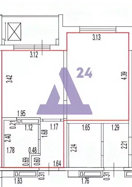 1-к кв. Алтайский край, Барнаул ул. 6-я Нагорная, 15Г/2 (31.2 м) - Фото 2