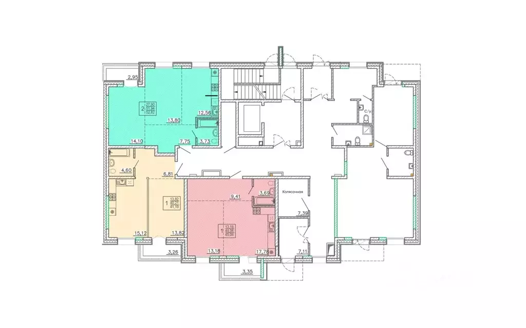 Студия Бурятия, Улан-Удэ Энергетик мкр,  (45.06 м) - Фото 2