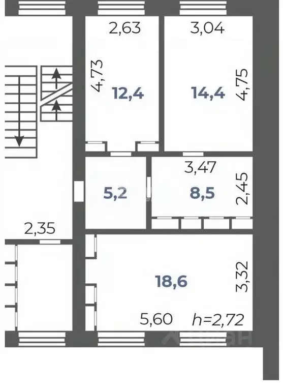 Офис в Челябинская область, Челябинск ул. Рылеева, 26 (59 м) - Фото 1