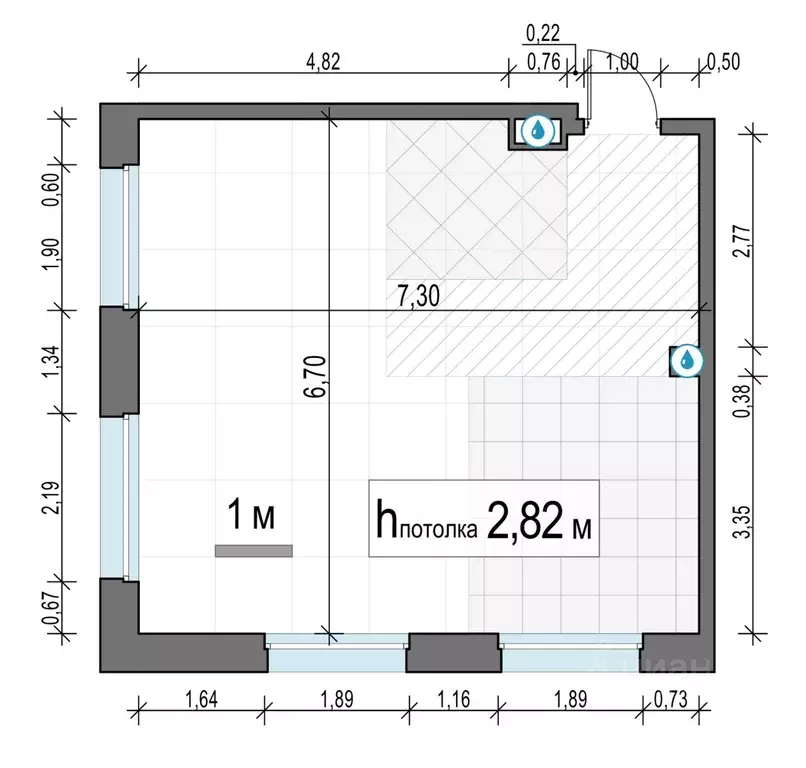 2-к кв. Московская область, Мытищи Белый Grad жилой комплекс (46.9 м) - Фото 1