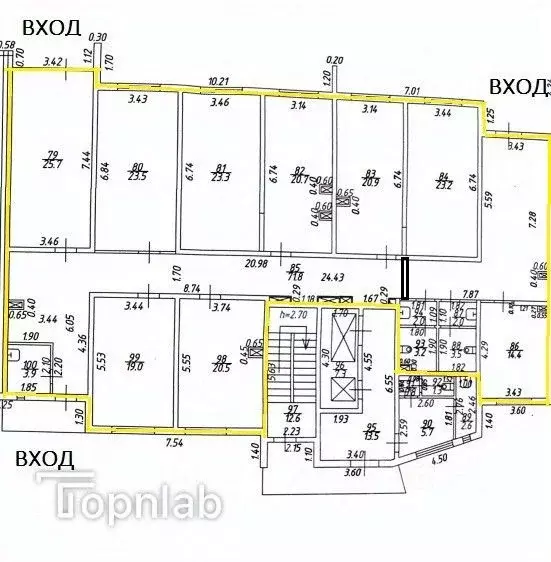 Торговая площадь в Краснодарский край, Краснодар Пашковский жилмассив, ... - Фото 2