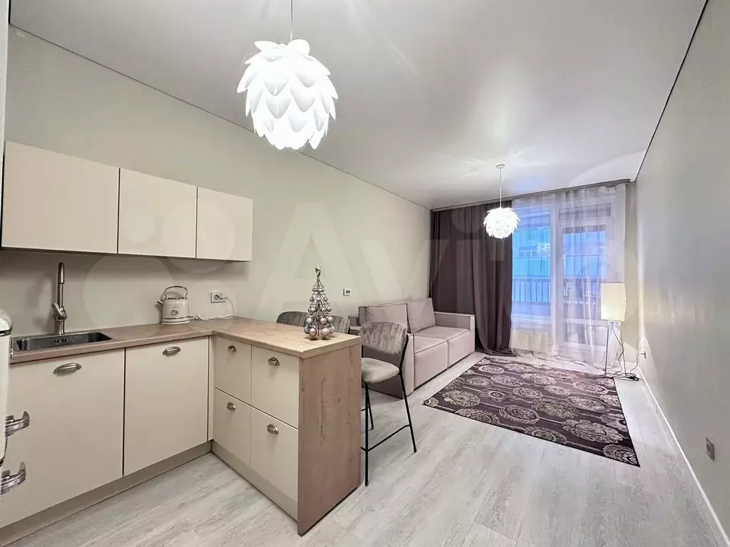 Квартира-студия, 29 м, 1/15 эт. - Фото 1