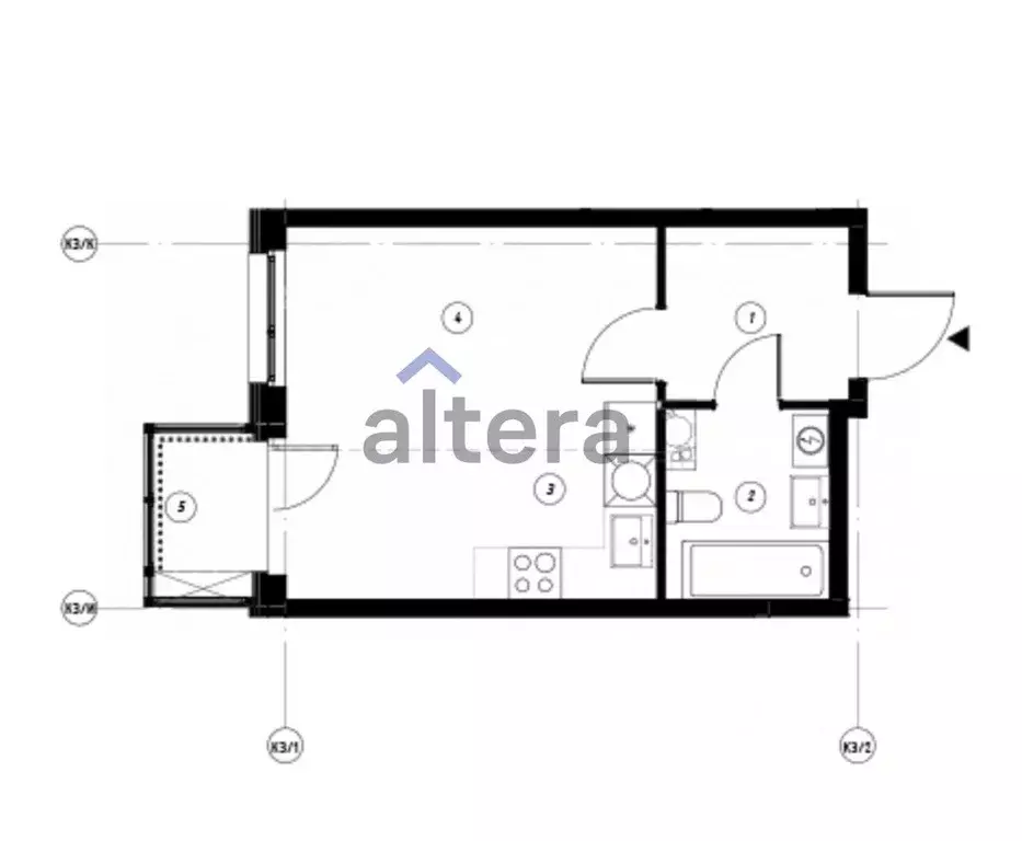 Студия Татарстан, Казань ул. Гаврилова, 5 (27.21 м) - Фото 1