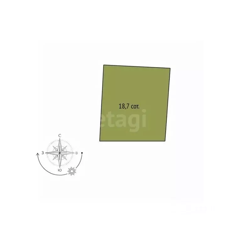 Участок в Белгородская область, Белгород Старогородская ул., 20 (18.7 ... - Фото 1