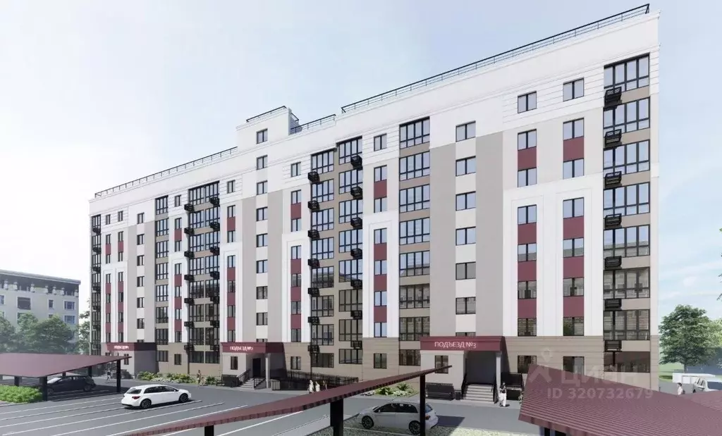 1-к кв. Владимирская область, Владимир ул. Мира, 90А (44.27 м) - Фото 1