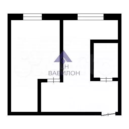 1-к. квартира, 27,5 м, 1/6 эт. - Фото 0