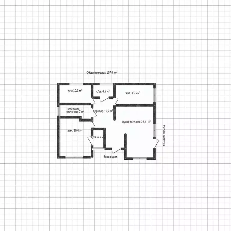 Дом в Адыгея, Майкоп ул. Севастопольская (107 м) - Фото 2