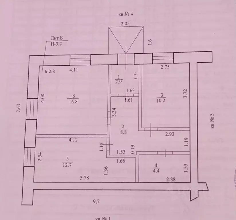 2-к кв. Башкортостан, с. Бакалы ул. Ленина, 43 (55.0 м) - Фото 0