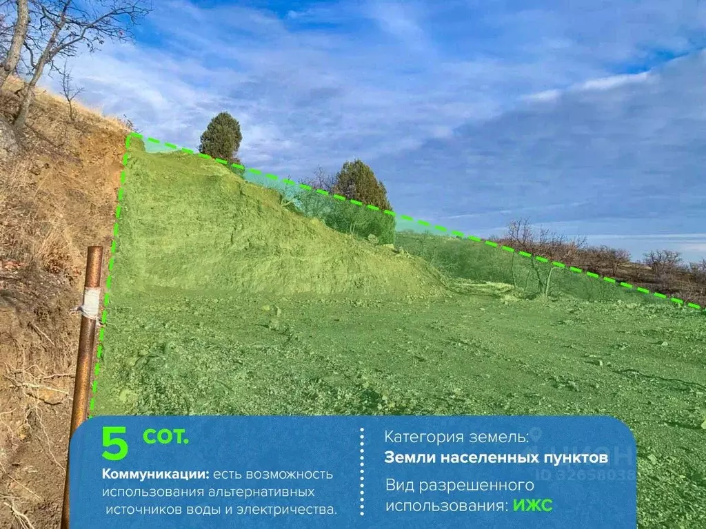 Участок в Крым, Алушта муниципальный округ, с. Приветное  (5.0 сот.) - Фото 1