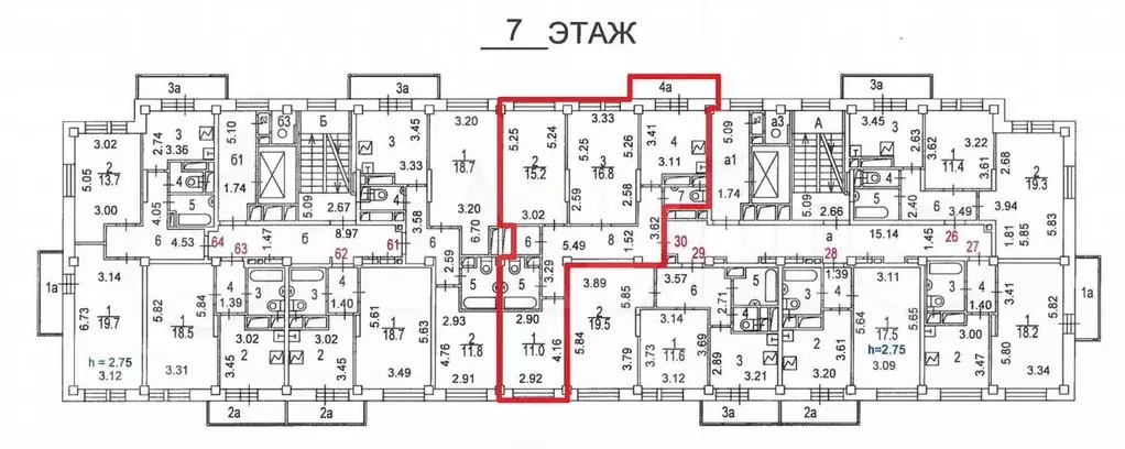 Аукцион: 3-к. квартира, 72,1 м, 7/9 эт. - Фото 1
