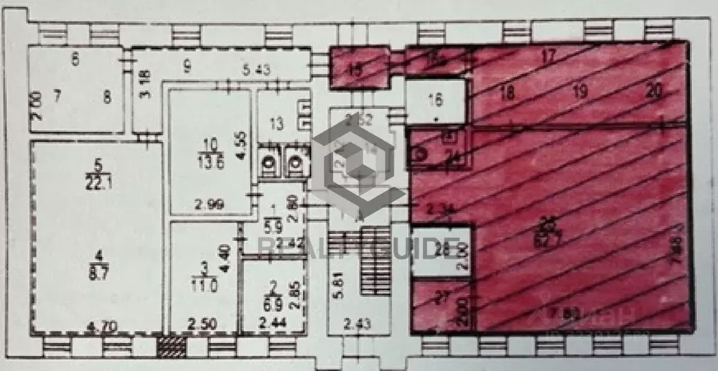 Помещение свободного назначения в Москва ул. Палиха, 13/1С2 (111 м) - Фото 1
