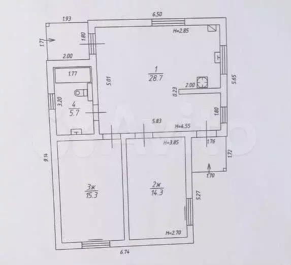 Дом 64 м на участке 6 сот. - Фото 0
