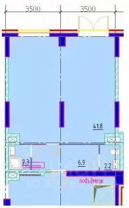 Помещение свободного назначения в Москва 1-й Красносельский пер., 15 ... - Фото 2