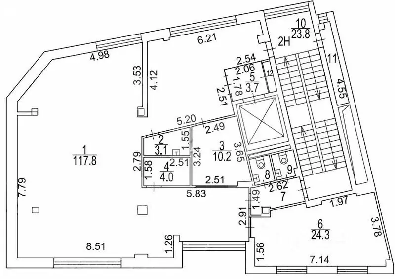 Офис (197 м) - Фото 1