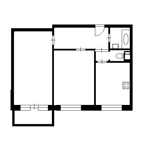 2-к кв. Татарстан, Казань просп. Ибрагимова, 30а (55.0 м) - Фото 1