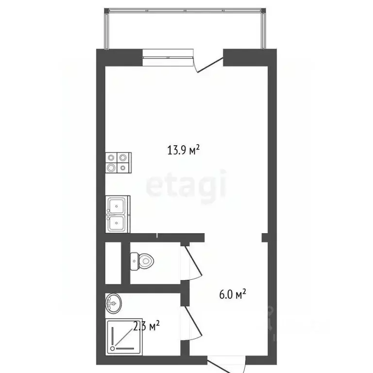 Студия Мордовия, Саранск ул. Фурманова, 67 (24.0 м) - Фото 2