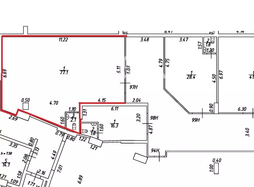 Торговая площадь в Санкт-Петербург пос. Парголово, ул. Брюлловская, 3 ... - Фото 0