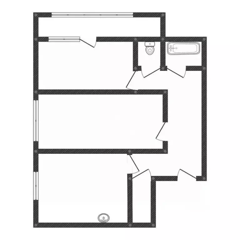2-к кв. Алтайский край, Бийск Ударная ул., 25 (52.4 м) - Фото 2