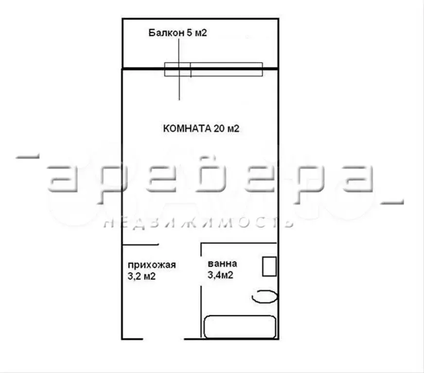 Квартира-студия, 26,9 м, 10/17 эт. - Фото 0