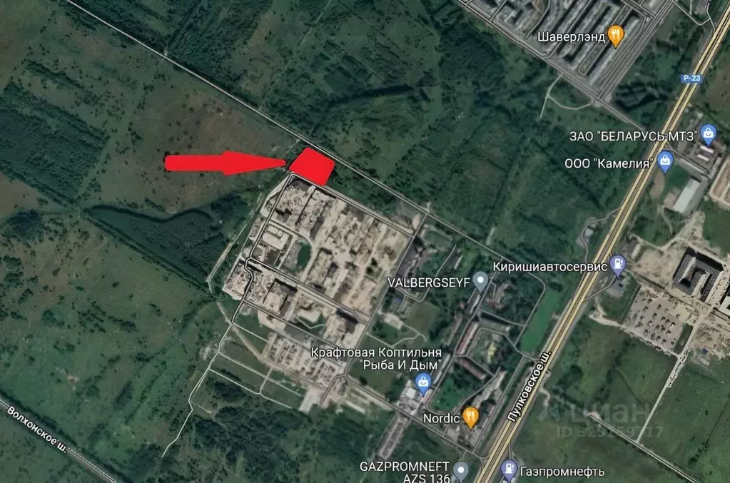 Участок в Санкт-Петербург Пулковский Меридиан муниципальный округ,  ... - Фото 2