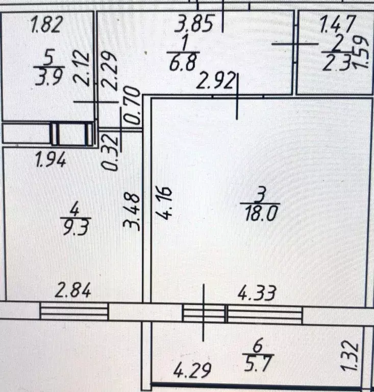 1-к кв. Москва просп. Нововатутинский, 13 (41.0 м) - Фото 2