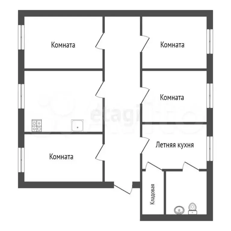 Дом 58,9 м на участке 5,3 сот. - Фото 0