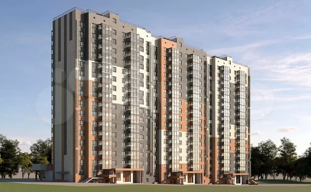 2-к. квартира, 57,5 м, 10/16 эт. - Фото 0