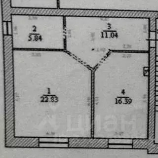 1-к кв. Ульяновская область, Ульяновск ул. Орджоникидзе, 34 (56.0 м) - Фото 0