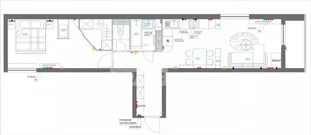 2-к кв. Московская область, Одинцово ул. Белорусская, 10 (54.0 м) - Фото 2