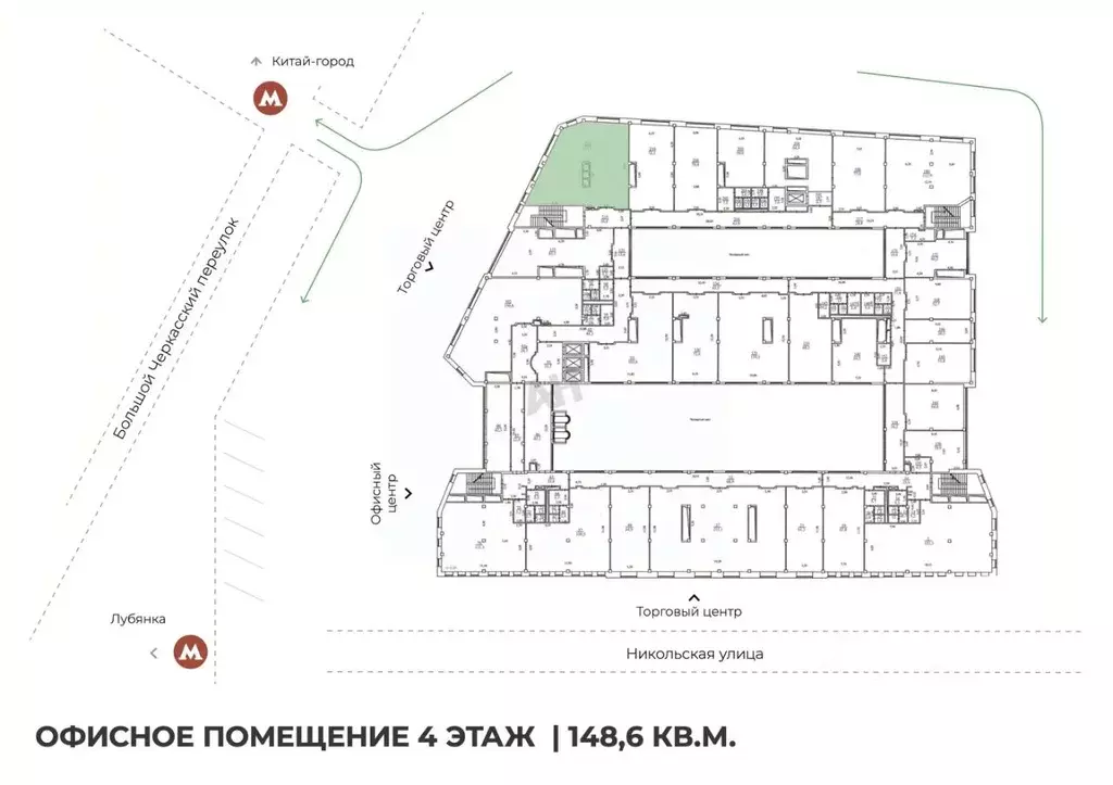 Офис в Москва Никольская ул., 10 (135 м) - Фото 2