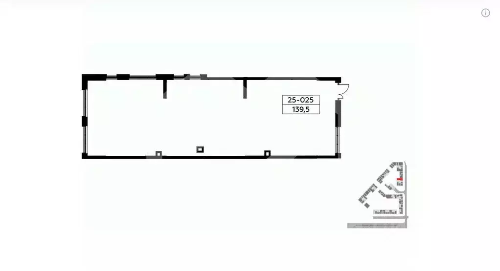Торговая площадь в Москва Скандинавия жилой комплекс, 25.3 (140 м) - Фото 2