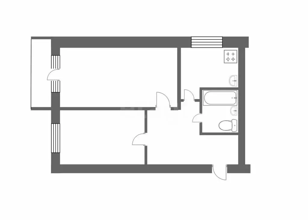 2-комнатная квартира: Златоуст, улица Свердлова, 36 (44.2 м) - Фото 1