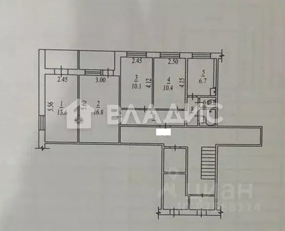 4-к кв. Новосибирская область, Бердск ул. Рогачева, 24 (70.0 м) - Фото 1