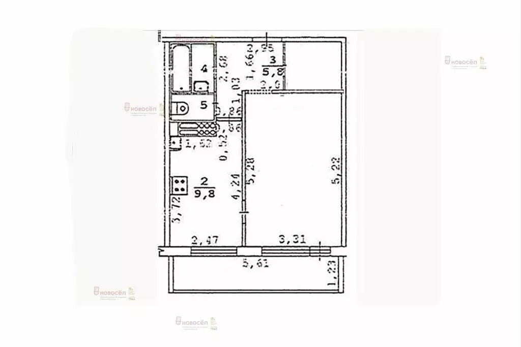 1-комнатная квартира: Екатеринбург, улица Крестинского, 21 (39.1 м) - Фото 0