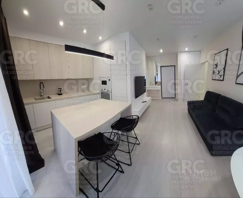 Студия Краснодарский край, Сочи Сириус пгт, ул. Голубая (28.0 м) - Фото 1