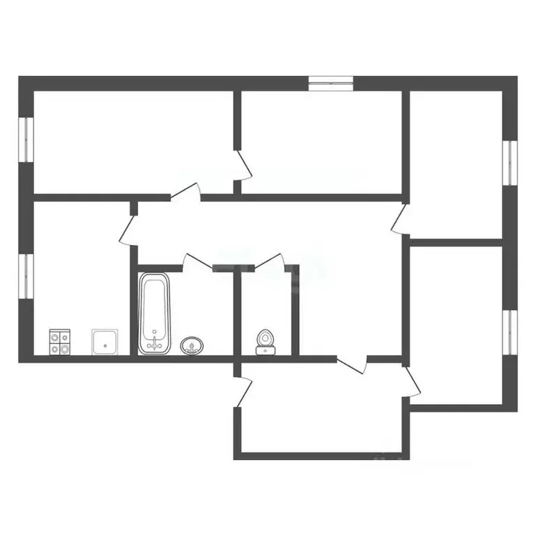 Дом в Тульская область, Узловая ул. Простомолотова, 5 (70 м) - Фото 2