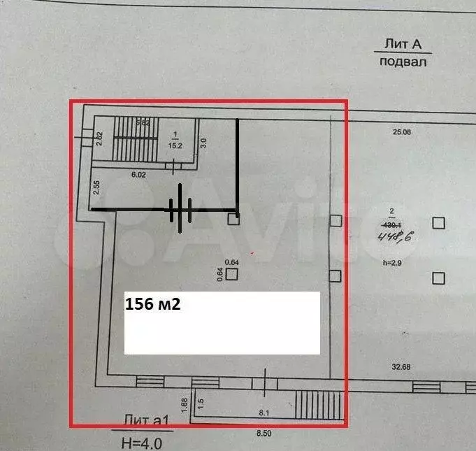 Свободного назначения 156 м2. ТЦ  Квадро - Фото 0