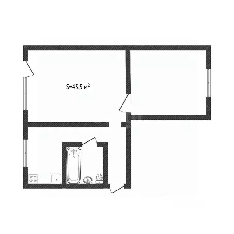 2-к кв. Алтайский край, Белокуриха ул. Соболева, 7 (43.5 м) - Фото 2