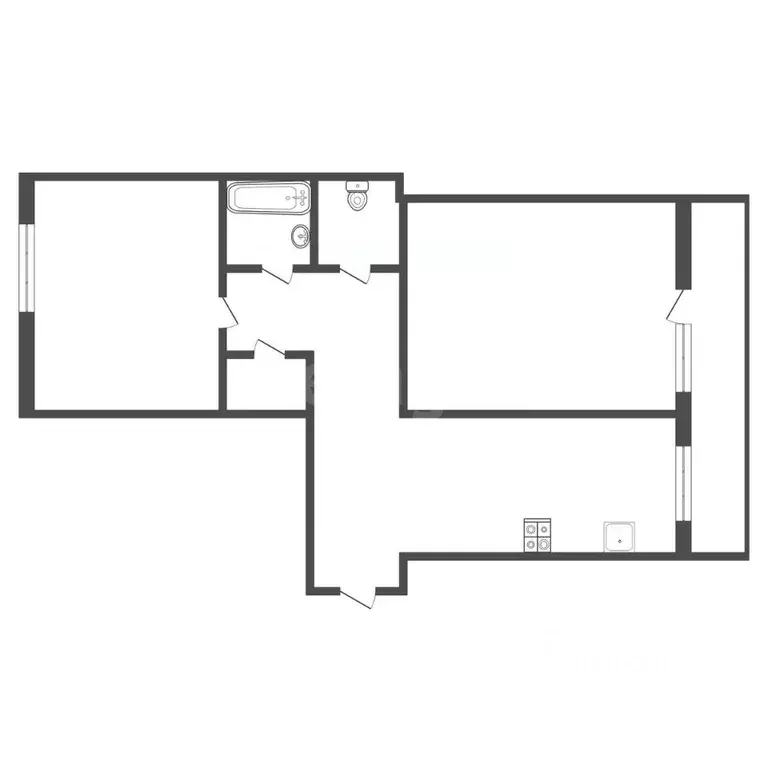 2-к кв. Тульская область, Богородицк Восточный мкр, 1 (48.5 м) - Фото 2