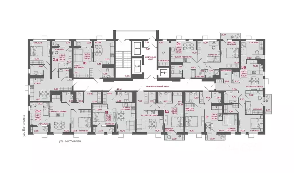 1-к кв. Пензенская область, Пенза Микрорайон Новобережье жилой ... - Фото 2