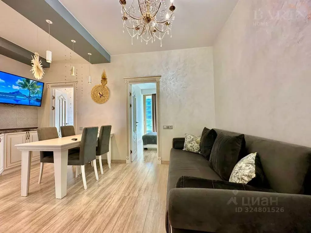 2-к кв. Крым, Ялта Приморский парк имени Гагарина кв-л, 9 (57.6 м) - Фото 2