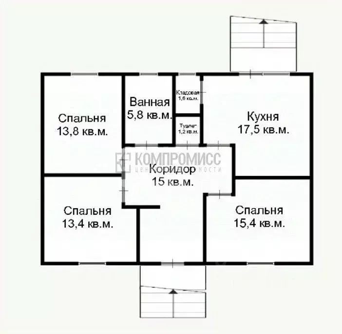 Дом в Краснодарский край, Северский район, Ильское городское ... - Фото 1