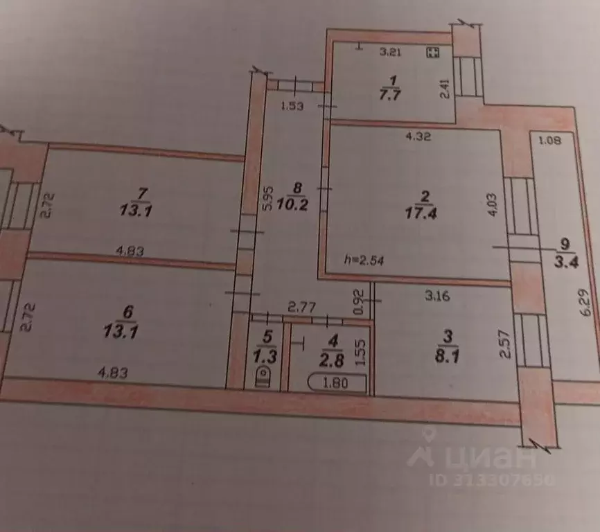 4-к кв. Татарстан, Елабуга ул. Тази Гиззата, 16/73 (73.0 м) - Фото 0