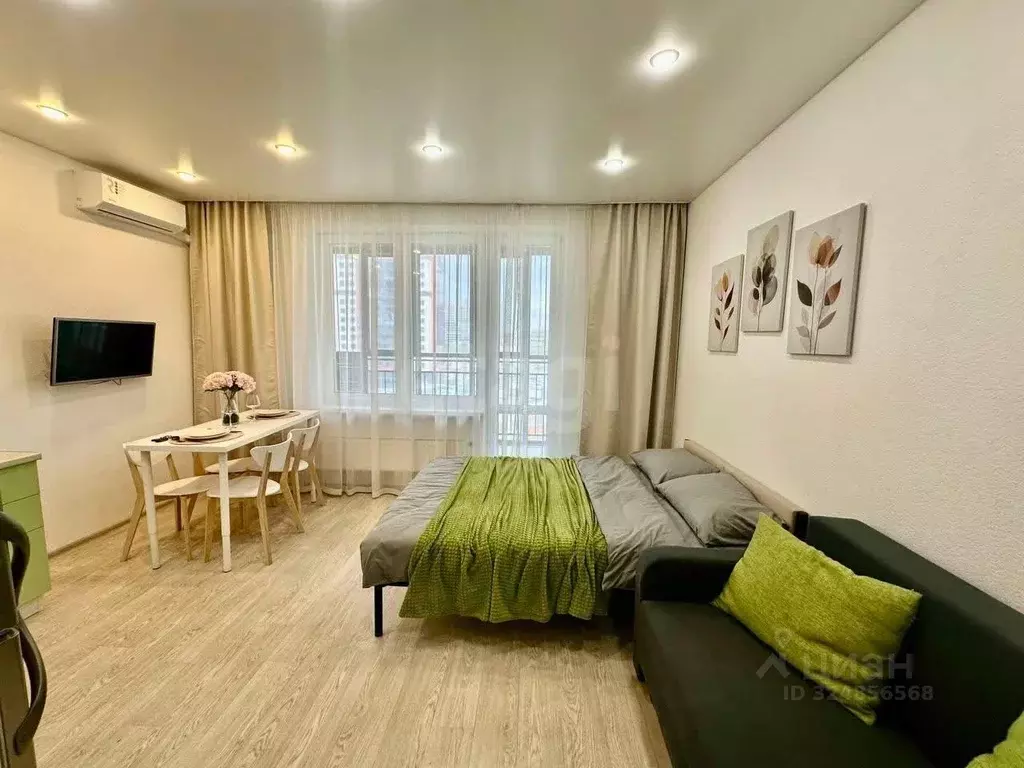 Студия Татарстан, Казань ул. Родины, 26Е (31.0 м) - Фото 1