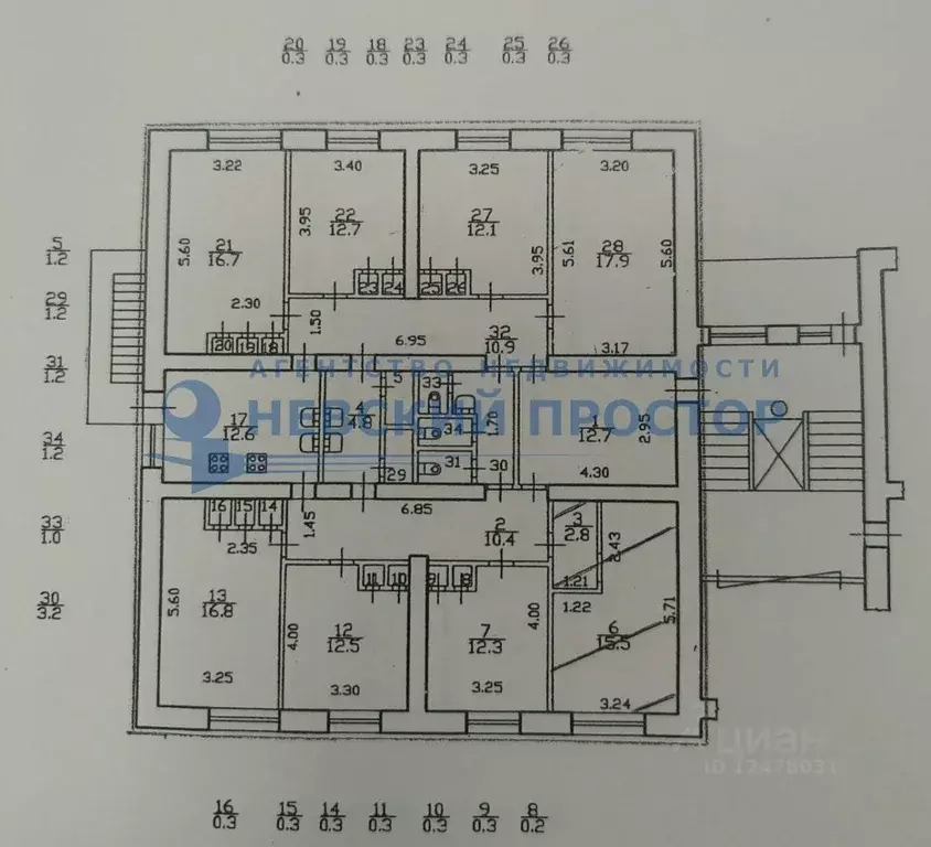 Комната Санкт-Петербург ул. Беринга, 32К2 (18.3 м) - Фото 1