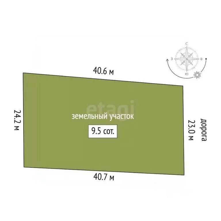 Участок в Ростовская область, Ростов-на-Дону Урожай садовое ... - Фото 2