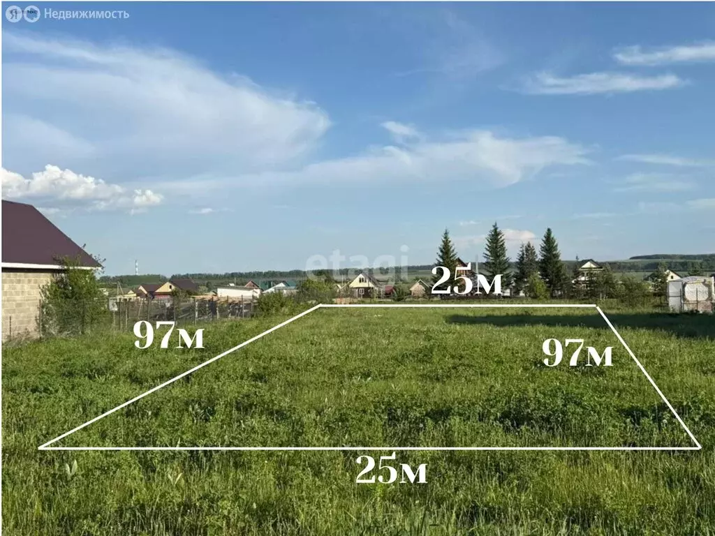 Участок в Стерлитамакский район, село Буриказганово (24.95 м) - Фото 1
