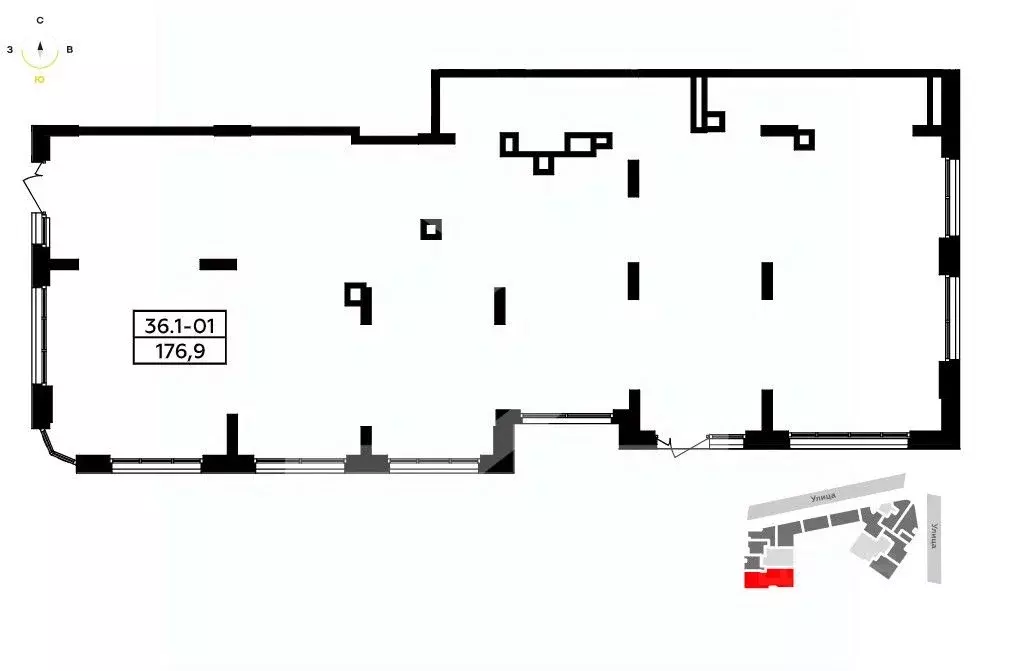 Торговая площадь в Москва № 167 кв-л,  (177 м) - Фото 2